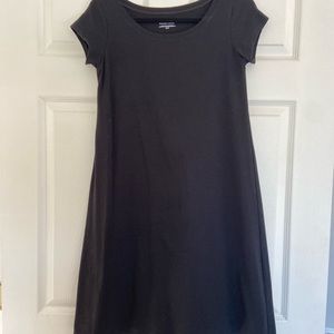 Eileen Fisher organic cotton stretchy T-shirt dress, Womens XS, EUC